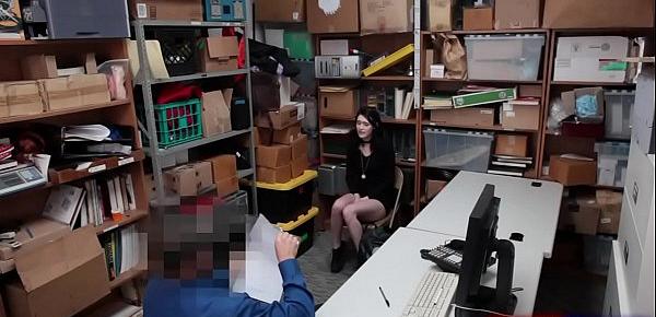  Student thief fucked by store security